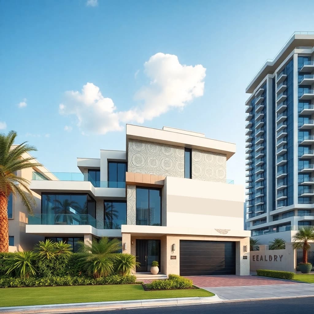 Luxury Dubai real estate development
